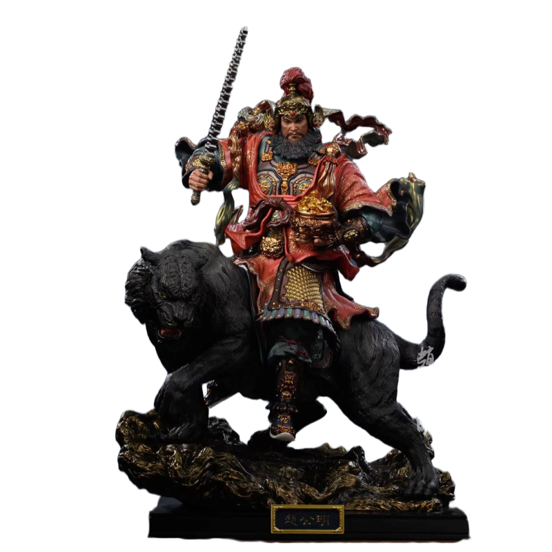 Black Tiger Warrior Collectible Statue